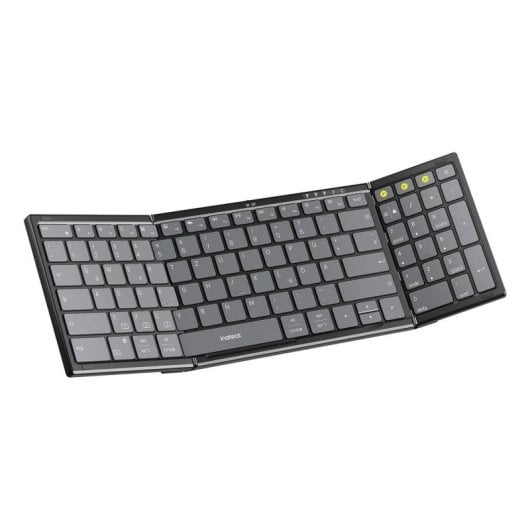 Teclado Inateck N0135 BLACK inalámbrico Bluetooth plegable con teclado numérico
