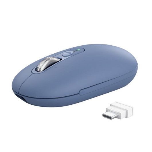 Ratón Trust Seron Slim Multi RF Bluetooth 3200DPI Azul Clic Silencioso