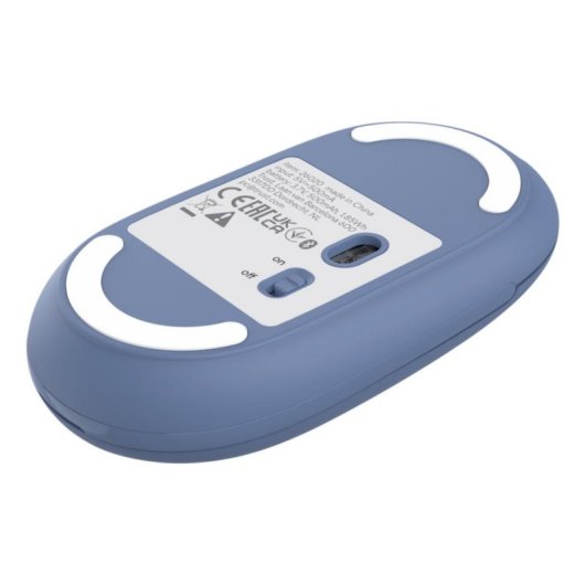 Ratón Trust Seron Slim Multi RF Bluetooth 3200DPI Azul Clic Silencioso