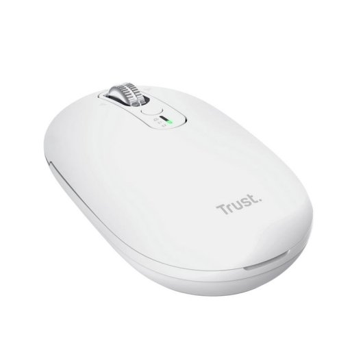 Ratón Trust Seron Slim Multi Bluetooth RF 3200DPI Branco Silencioso