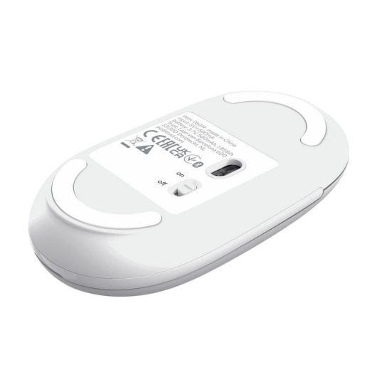 Ratón Trust Seron Slim Multi Bluetooth RF 3200DPI Branco Silencioso