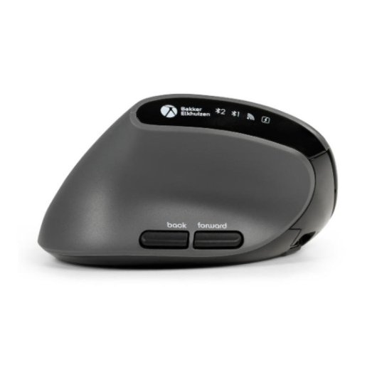 Souris BakkerElkhuizen MidWay Sans Fil Bluetooth USB-C 2400DPI Gris Noir Verticale