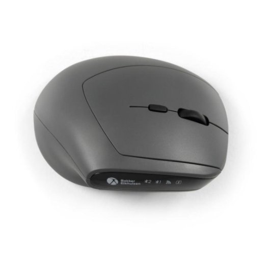Souris BakkerElkhuizen MidWay Sans Fil Bluetooth USB-C 2400DPI Gris Noir Verticale