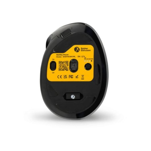 Souris BakkerElkhuizen MidWay Sans Fil Bluetooth USB-C 2400DPI Gris Noir Verticale