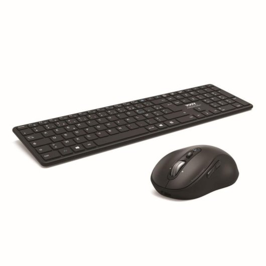 Tastatur Port Designs 900907RDE kabellos Bluetooth mit Maus und Scherentasten