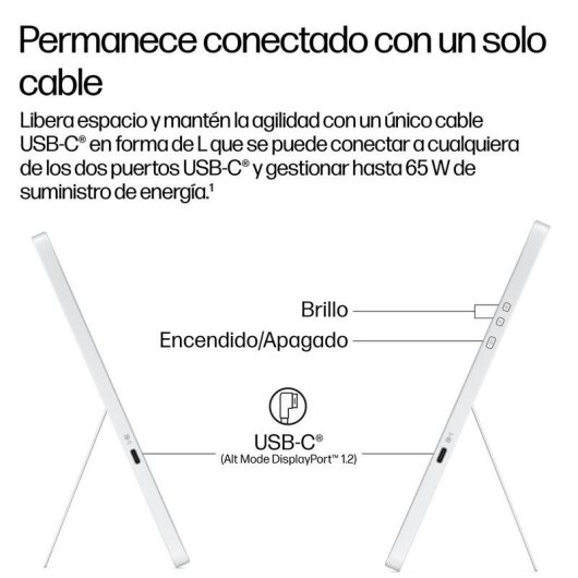 Monitor HP Series 5 Pro 514pn 14" WQXGA 75Hz IPS Black Tragbar USB-C 7ms