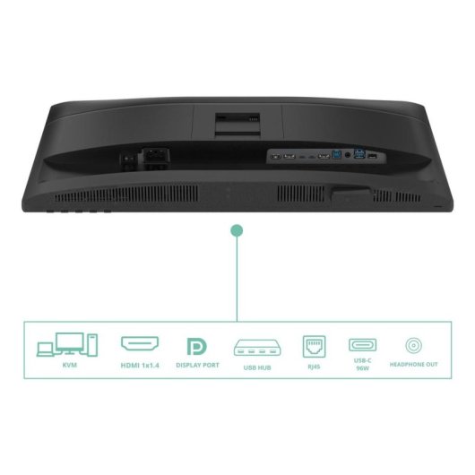 Monitor AOC 24P4CV 24" FullHD 120Hz IPS USB-C Hub Altura Ajustável