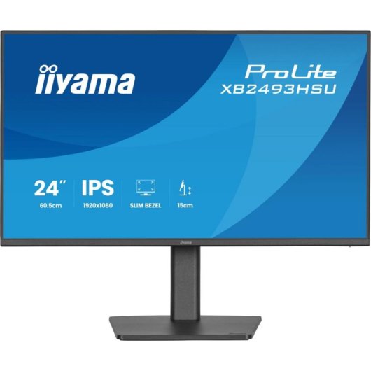 Écran PC iiyama ProLite XB2493HSU-B1 23,8" Full HD 120Hz IPS 1ms Hub USB Hauteur Ajustable