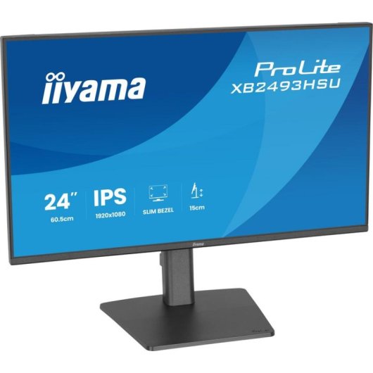 Écran PC iiyama ProLite XB2493HSU-B1 23,8" Full HD 120Hz IPS 1ms Hub USB Hauteur Ajustable