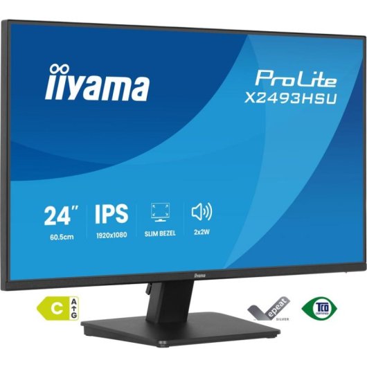 Monitor iiyama ProLite X2493HSU-B1 23,8" FullHD 120Hz IPS FreeSync Lautsprecher USB 1ms