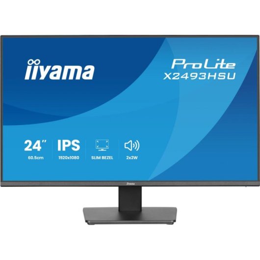 Monitor iiyama ProLite X2493HSU-B1 23,8" FullHD 120Hz IPS FreeSync Lautsprecher USB 1ms