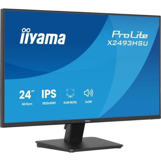 Monitor iiyama ProLite X2493HSU-B1 23,8" FullHD 120Hz IPS FreeSync Lautsprecher USB 1ms