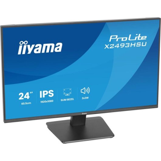 Monitor iiyama ProLite X2493HSU-B1 23,8" FullHD 120Hz IPS FreeSync Lautsprecher USB 1ms