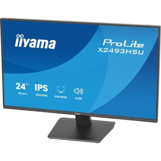 Monitor iiyama ProLite X2493HSU-B1 23,8" FullHD 120Hz IPS FreeSync Lautsprecher USB 1ms