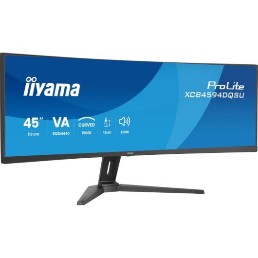 Monitor iiyama ProLite XCB4594DQSU-B1 44,5" Dual QHD 75Hz VA Curvo HDR Ajustável