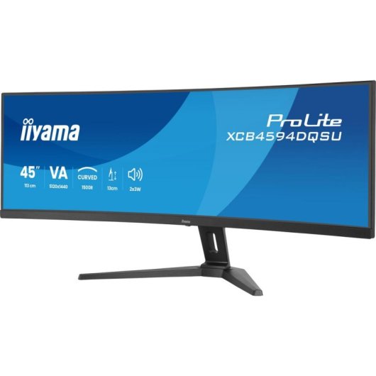 Monitor iiyama ProLite XCB4594DQSU-B1 44,5" Dual QHD 75Hz VA Curvo HDR Ajustável