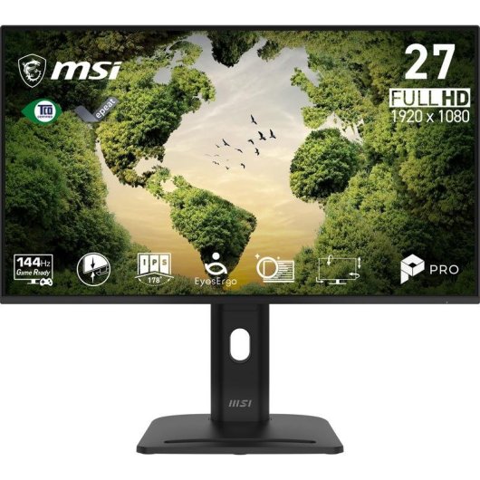 Ecran PC MSI Pro MP275PGN E14 27" Full HD 144Hz IPS Hauteur Ajustable