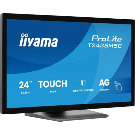 Monitor iiyama ProLite T2438MSC-B2 23,8" FullHD 120Hz IPS Touch Lautsprecher HDMI USB VESA 5ms