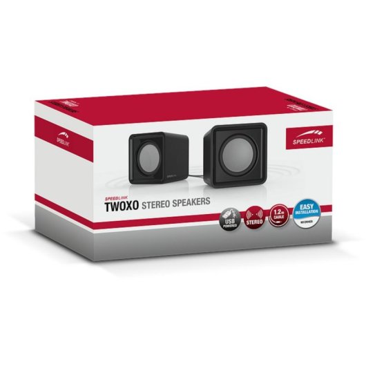 Altavoces Speedlink Stéréo 2.0 filaires 5W USB compacts