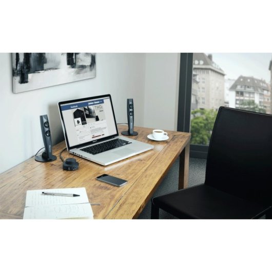 Altavoces Wavemaster 2.1 Bluetooth 46W avec subwoofer et contrôle des basses