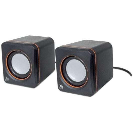 Altavoces Manhattan Compacts USB 6 W jack 3,5 mm stéréo portable