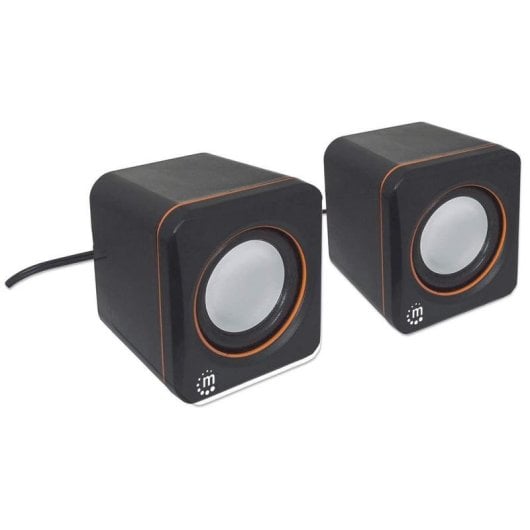 Altavoces Manhattan Compacts USB 6 W jack 3,5 mm stéréo portable