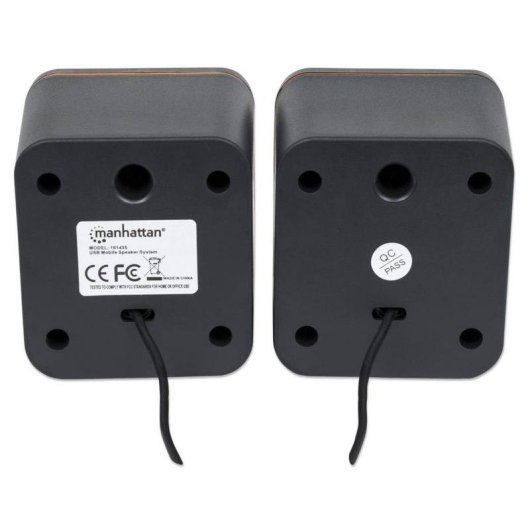 Altavoces Manhattan Compacts USB 6 W jack 3,5 mm stéréo portable
