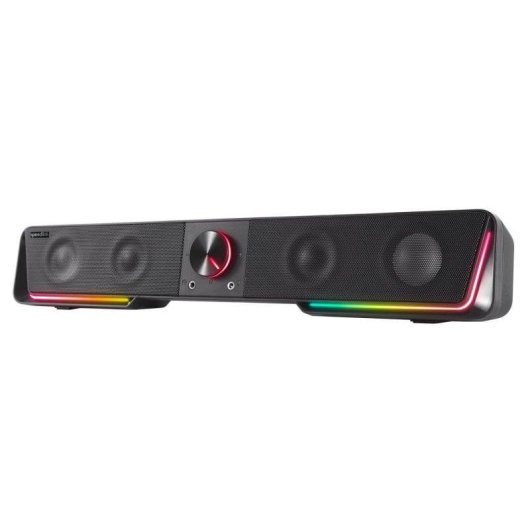 Barra de Som Speedlink Gravity RGB 2.0 6W Bluetooth Fio Preto