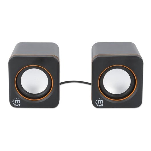 Altavoces Manhattan 2.0 USB 6W filaires avec contrôle de volume double USB
