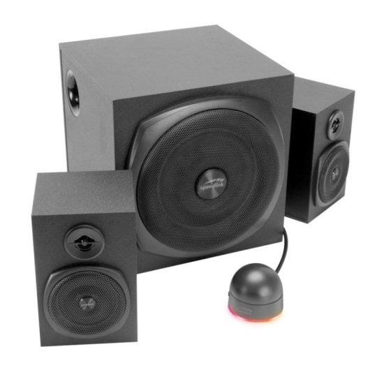 Altavoces Speedlink 2.1 filaires 40W avec caisson de basses compact