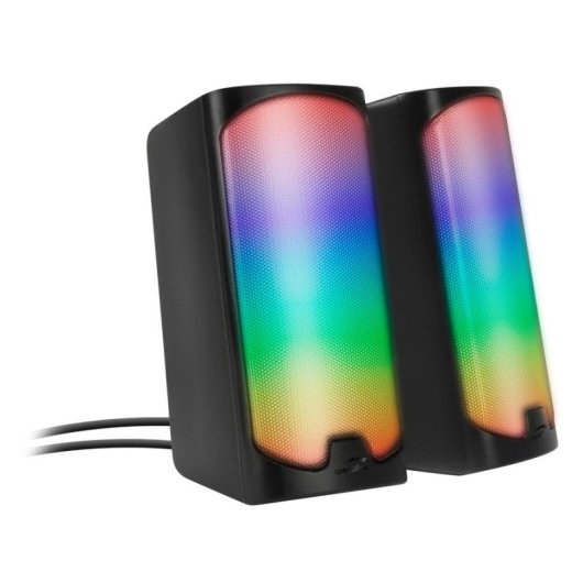 Altavoces Speedlink 2.0 sans fil et filaires 6W avec RGB et Bluetooth