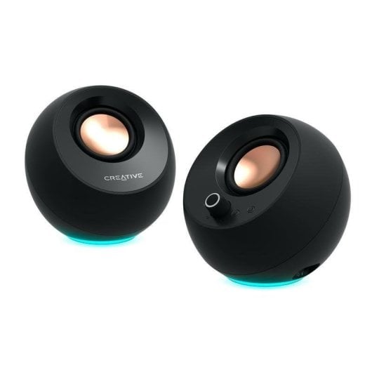 Lautsprecher Creative Labs Pebble Pro USB-C 20W mit RGB-Beleuchtung