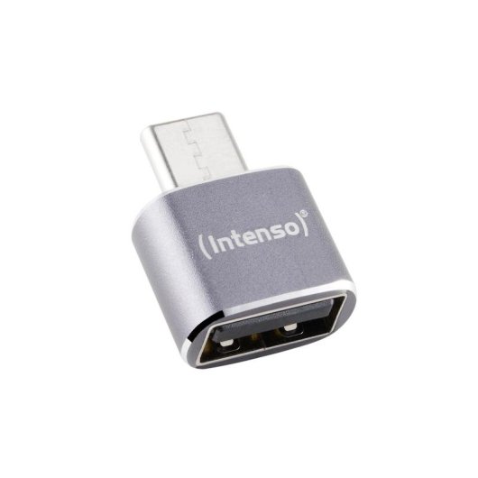 Adaptador USB Intenso A480C USB-A a USB-C Pack 3 antracita aluminio