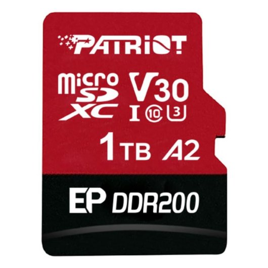 Carte mémoire Patriot EP DDR200 1TB microSDXC UHS-I Classe 10 U3 V30 A2