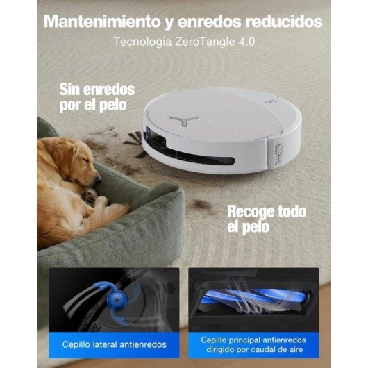 Aspirateur Robot et Laveur Ecovacs Deebot T90 Omni avec station de vidage automatique Navigation IA 30.000 Pa