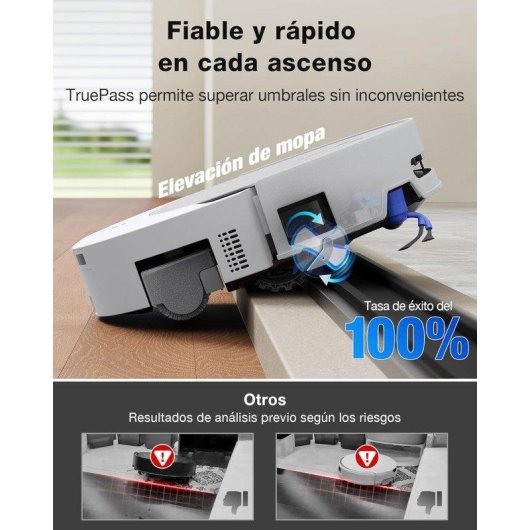 Aspirateur Robot et Laveur Ecovacs Deebot T90 Omni avec station de vidage automatique Navigation IA 30.000 Pa