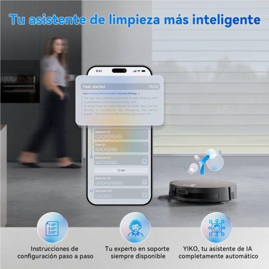 Aspirateur Robot et Laveur Ecovacs Deebot X11 Pro Omni avec Vidage Automatique Navigation IA 19.500 Pa