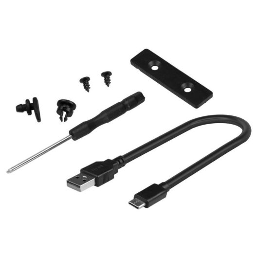 Caja externa SSD Savio AK-84 M.2 ABS Aluminio Negra Compacta USB 3.1 Gen 2