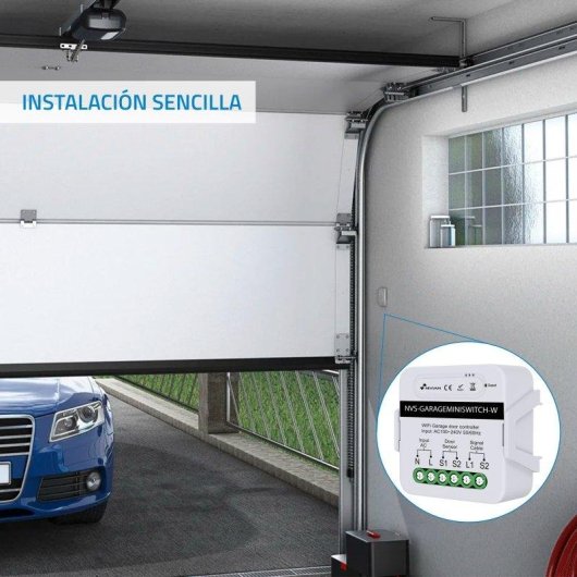 Switch WiFi Nivian Smart Garage Controlador Puerta Garaje Alexa Google Home