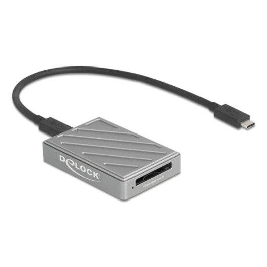 Lecteur de cartes Delock 91021 CFexpress Type B USB4 40 Gbps aluminium