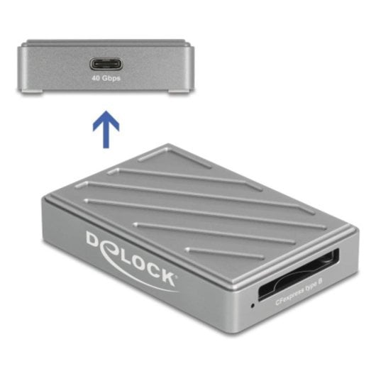 Lecteur de cartes Delock 91021 CFexpress Type B USB4 40 Gbps aluminium