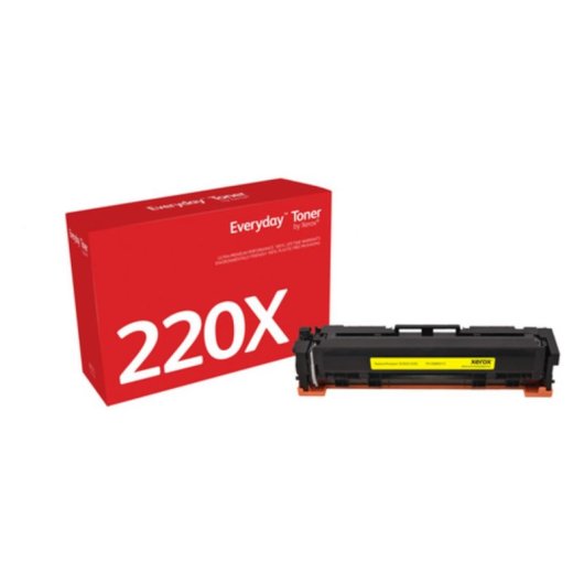 Cartouche toner Xerox Everyday HP 220X Jaune haute capacité 5500 pages
