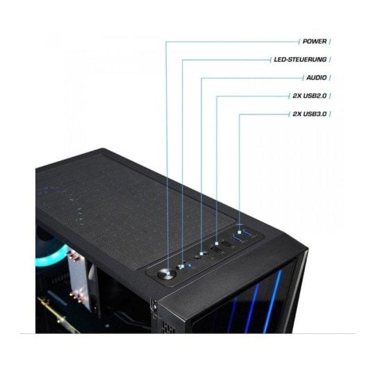 PC Sobremesa Megamanía Megamania Pikfighter Intel Core i9-12900F 16GB 1TB SSD RTX 5060 Windows 11 WiFi