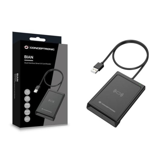Control de Acceso Conceptronic BIAN11B Tarjeta Inteligente y NFC Universal Plug and Play