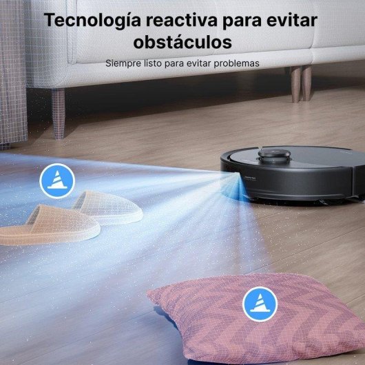 Robot aspirador y fregasuelos Roborock Q10 Pf+ con navegación LiDAR y autovaciado 10.000 Pa control por app