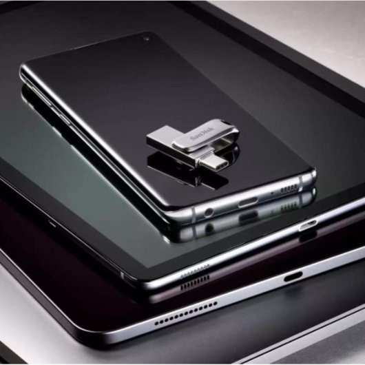 Memoria USB SanDisk Ultra Dual Drive Luxe 2 TB USB-A USB-C 400 MB/s Plata
