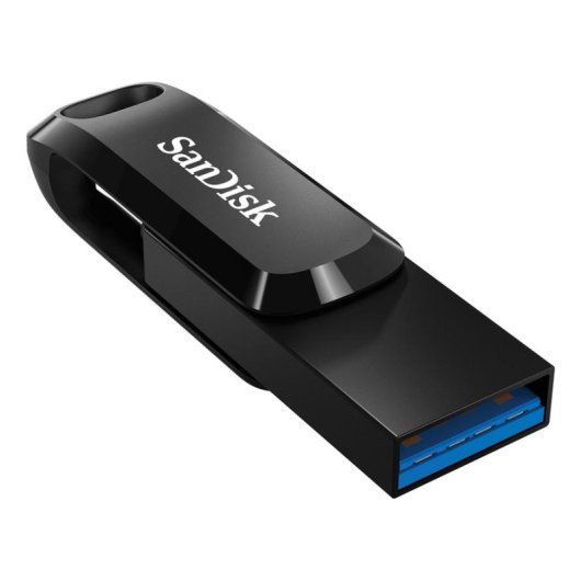 Memoria USB SanDisk Ultra Dual Drive Go 2 TB USB-A USB-C 400 MB/s Negra