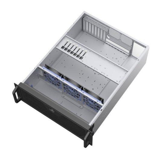 Armário Rack UNYKAch UK4340 4U USB-C 3 Ventoinhas ATX Redundante