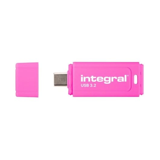 Clé USB Integral Neon-C 128GB USB-C 150MB/s Noir Rose