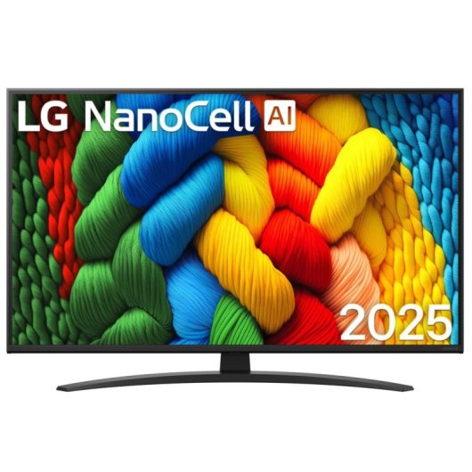 TV LG NanoCell 43NANO81A3A 43" 4K UltraHD 60Hz Smart TV WebOS HDR10 Chromecast AirPlay2